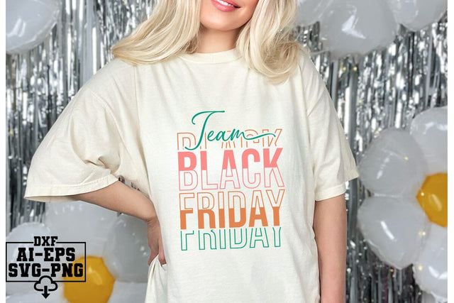 Team Black Friday Svg Cut Files Creative Art SVG CraftlabSvg55 