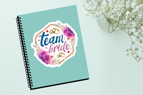 Team Bride Sticker Design Sublimation Regulrcrative 
