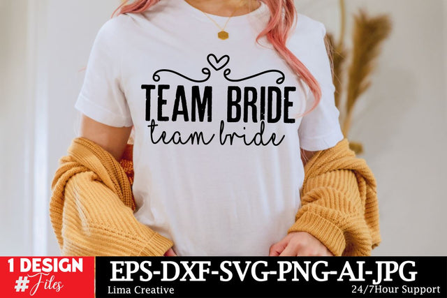 Team Bride SVG Cut File ,wedding SVG DEsign SVG Insomnia Std 