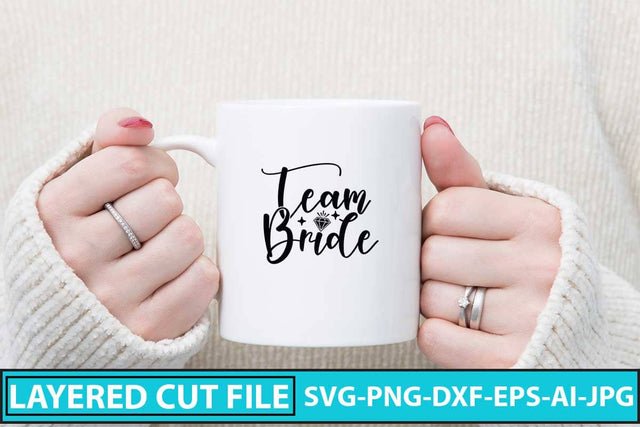 Team Bride SVG Design SVG Syaman 