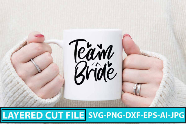 Team Bride SVG Design SVG Syaman 