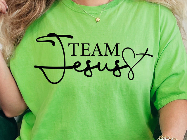Team Jesus SVG: Christian Faith Design SVG DesignDestine 