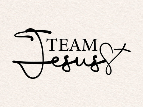 Team Jesus SVG: Christian Faith Design SVG DesignDestine 