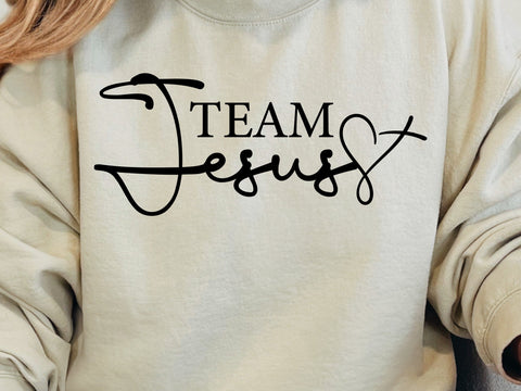 Team Jesus SVG: Christian Faith Design SVG DesignDestine 