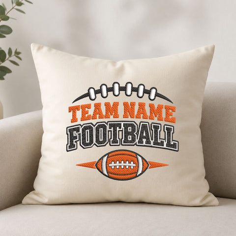 Team Name Football Machine Embroidery Design – Custom Football Team Sports Embroidery File Embroidery/Applique DESIGNS PatternFeed8 