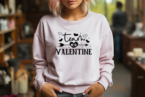 Team No Valentine, Anti Valentine SVG SVG CraftLabSVG 