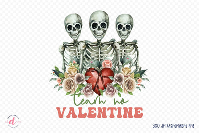 Team No Valentine - Anti Valentines Sublimation Sublimation CraftLabSVG 