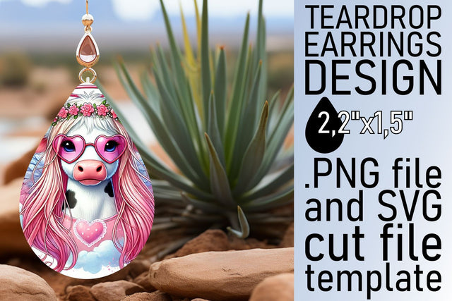 Teardrop earrings sublimation, unique design available! , Valentines Sublimation afrosvg 