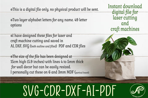 Teddy bear alphabet set. 2 layer 49 letters. SVG APInspireddesigns 