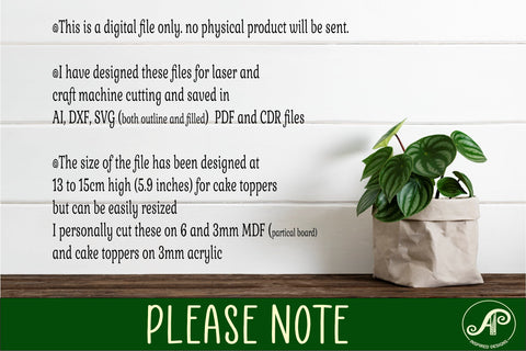 Teddy bear number cake toppers, 10 designs SVG laser cut SVG APInspireddesigns 