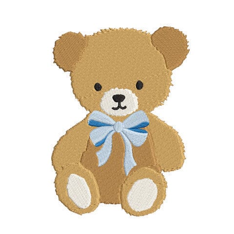 Teddy Bear with Bow Embroidery Design Embroidery/Applique DESIGNS Creatively Embroidery 