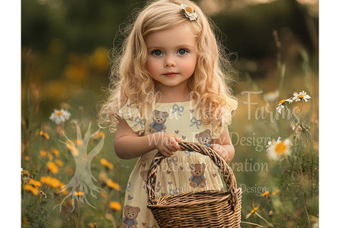 Teddy Bears, Bows & Hearts Seamless Pattern – 6 Background Colors | Digital Download SVG Willow Paige Farms 