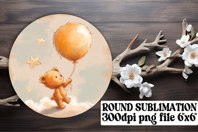Teddy's Watercolor Charm Delights Sublimation afrosvg 