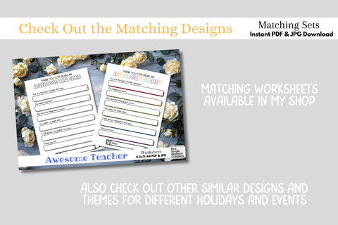 Tell Me About Yourself Printable - Back to School Year Digital Pattern Fine Purple Elephant Creations 