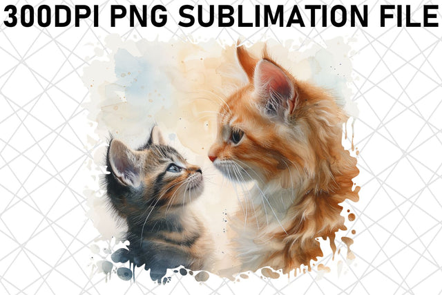 Tender Mother & Baby Animal Sublimation Design Sublimation afrosvg 