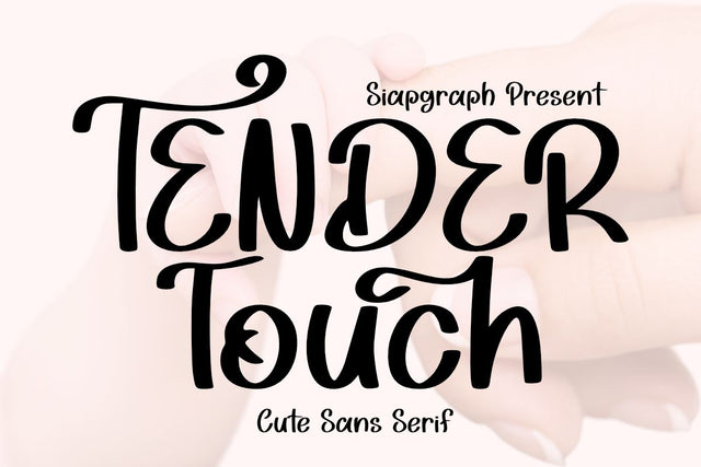 Tender Touch Font Masyafi Studio 