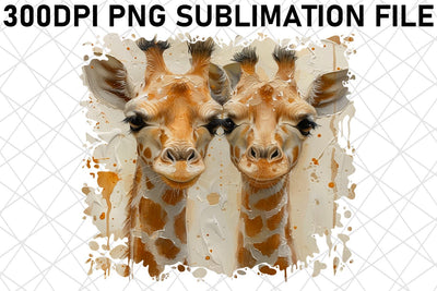 Tender Watercolor Mom & Baby Animal Sublimation Sublimation afrosvg 