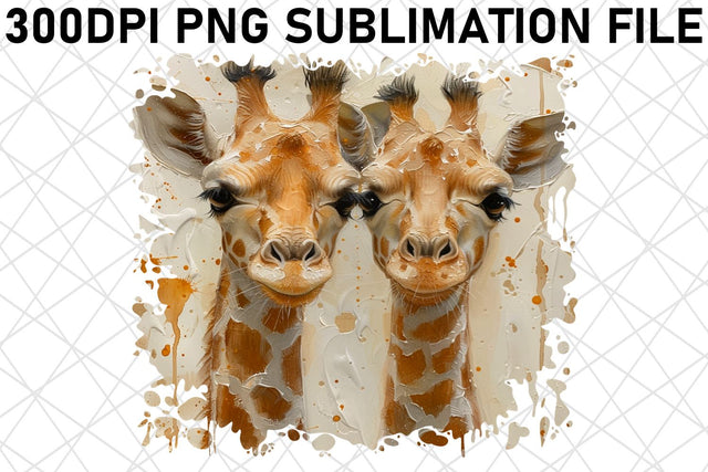 Tender Watercolor Mom & Baby Animal Sublimation Sublimation afrosvg 