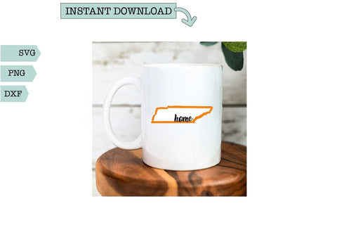 Tennessee Home Flat Vinyl SVG Sharia Morton Designs 