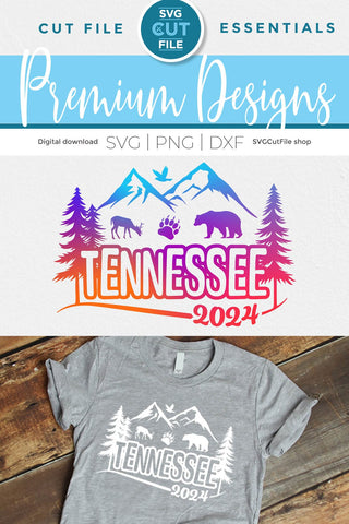 Tennessee svg, Tennessee Family Trip SVG, 2024 Girls vacation, Friends, TN crew svg, png for sublimation, squad, Mountains, Cricut dxf SVG SVG Cut File 