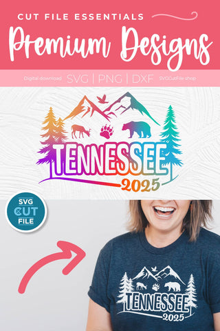 Tennessee svg, Tennessee Family Trip SVG, 2025 Girls vacation, Friends, TN crew svg, png for sublimation, squad, Mountains, Cricut dxf SVG SVG Cut File 