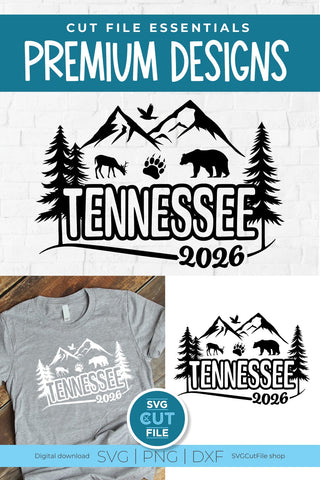 Tennessee svg, Tennessee Family Trip SVG, 2026 Girls vacation, Friends, TN crew svg, png for sublimation, squad, Mountains, Cricut dxf SVG SVG Cut File 