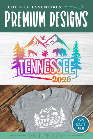 Tennessee svg, Tennessee Family Trip SVG, 2026 Girls vacation, Friends, TN crew svg, png for sublimation, squad, Mountains, Cricut dxf SVG SVG Cut File 