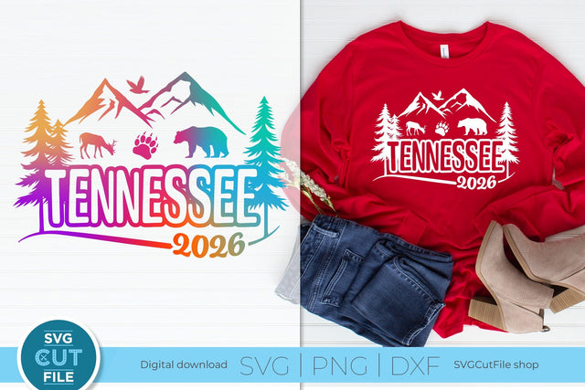 Tennessee svg, Tennessee Family Trip SVG, 2026 Girls vacation, Friends, TN crew svg, png for sublimation, squad, Mountains, Cricut dxf SVG SVG Cut File 