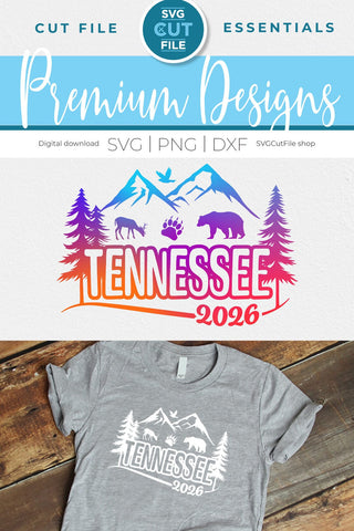 Tennessee svg, Tennessee Family Trip SVG, 2026 Girls vacation, Friends, TN crew svg, png for sublimation, squad, Mountains, Cricut dxf SVG SVG Cut File 