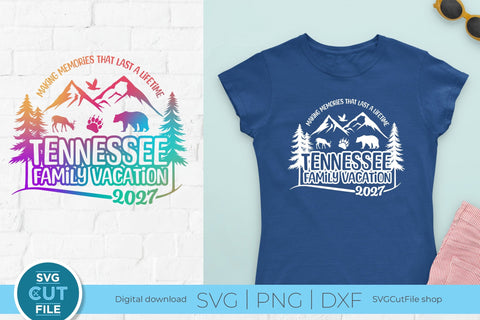 Tennessee svg, Tennessee Family Vacation SVG, 2027 Family Trip, Family, TN crew svg, png for sublimation, squad, Mountains, Cricut dxf SVG SVG Cut File 
