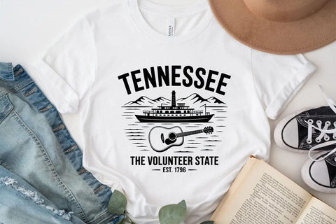 Tennessee The Volunteer State Est. 1796 SVG Angelina750 