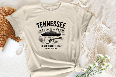 Tennessee The Volunteer State Est. 1796 SVG Angelina750 