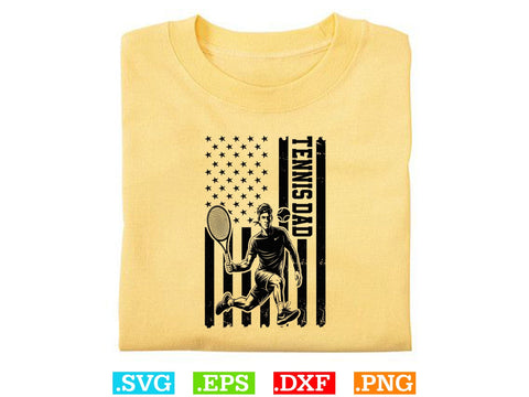 Tennis Dad T-shirt Design, Tennis Lover SVG, Sports SVG, Tennis Family Svg SVG Creativeart88 