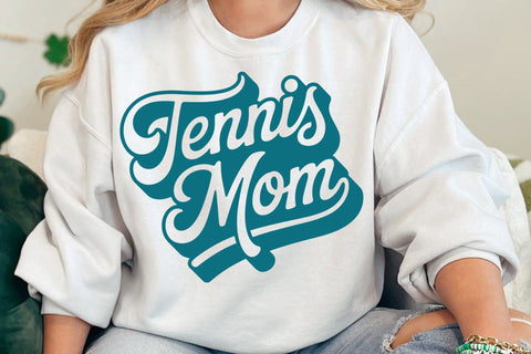 Tennis Mom SVG PNG, Sporty Shirt SVG DesignDestine 