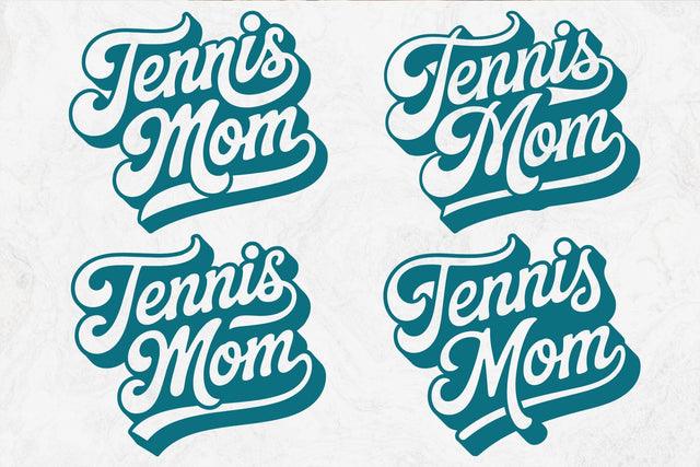 Tennis Mom SVG PNG, Sporty Shirt SVG DesignDestine 