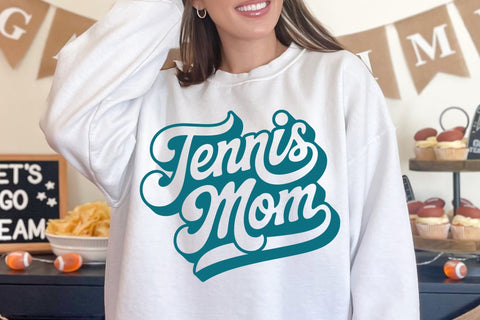 Tennis Mom SVG PNG, Sporty Shirt SVG DesignDestine 