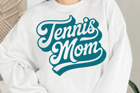 Tennis Mom SVG PNG, Sporty Shirt SVG DesignDestine 