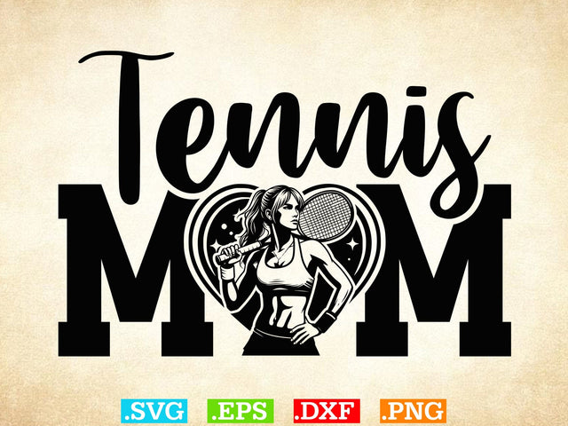 Tennis Mom Svg Shirt, Tennis Lover SVG, Sports SVG, Tennis Family Svg SVG Creativeart88 
