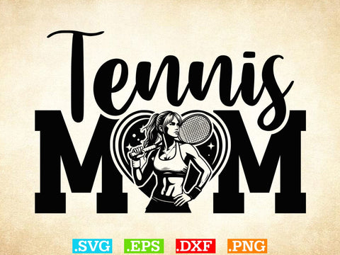 Tennis Mom Svg Shirt, Tennis Lover SVG, Sports SVG, Tennis Family Svg SVG Creativeart88 