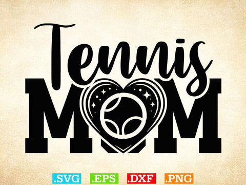Tennis Mom Svg Shirt, Tennis Lover SVG, Sports SVG, Tennis Family Svg SVG Creativeart88 