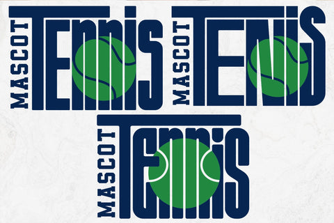 Tennis Team Mascot SVG PNG, Custom Shirts Template SVG DesignDestine 