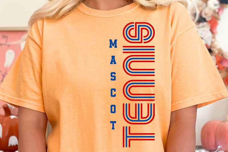 Tennis Team Mascot Svg, Sports Svg, Tennis Mom Svg SVG DesignDestine 