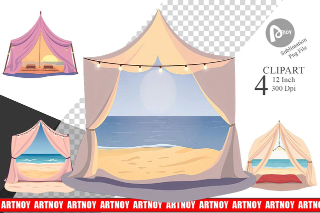Tent Clipart Sublimation artnoy 
