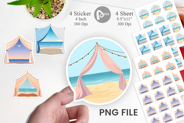 Tent Sticker Sublimation artnoy 