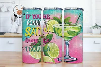 Tequila 20oz Skinny Tumbler Wrap Sublimation Design, Instant Download, Straight & Tapered Funny Tumbler Wrap PNG, Margarita Tumbler Design Sublimation Rabbitmakies 