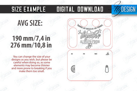 Tequila Boards Laser Cut Bundle | Tequila Shot Board | Shot Serving Tray | Shot Glass Holder | CNC File SVG Fly Design 