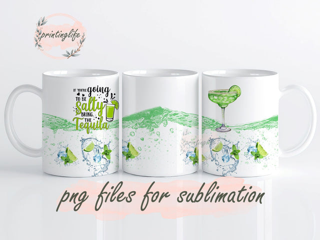 Tequila Digital Design Download Mug Wrap Design, Mug Design PNG Sublimation PrintingLife 