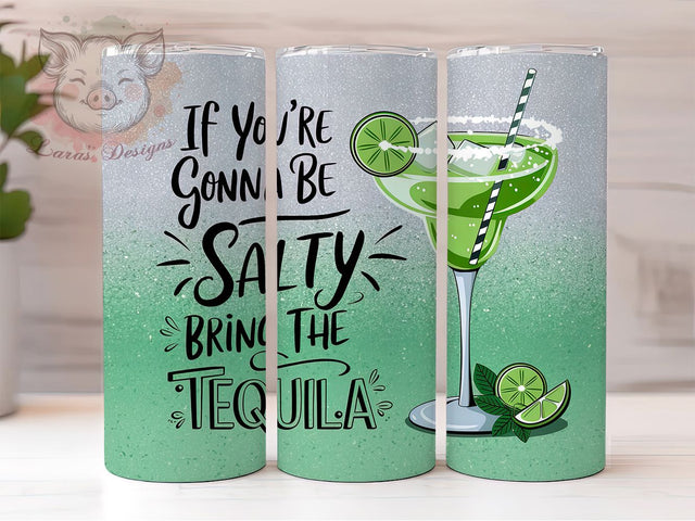 Tequila Margarita Funny Party Tumbler, Funny Tumbler, Salty Tumbler, Margarita Tumbler, Party Tumbler, 20oz Sublimation Wrap, Summer Vibes Tumbler Sublimation Lara' s Designs 