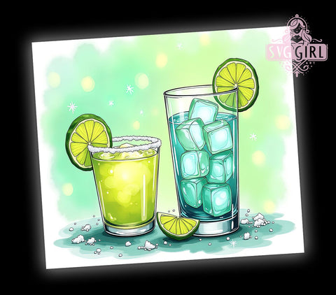 Tequila Tumbler, Salty Tequila, Funny Tumbler Design, 20oz Tumbler Wrap, Sublimation PNG, Digital Download, Gift for Tequila Lovers Sublimation SvggirlplusArt 
