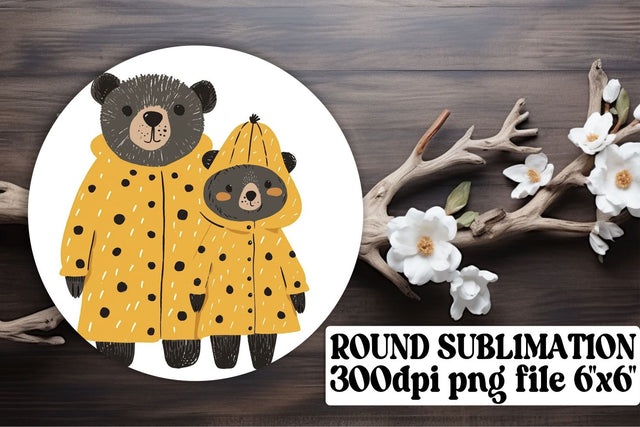 Terry Bear Mother's Day Sublimation Art, Sweet Mama Bear Design Sublimation afrosvg 